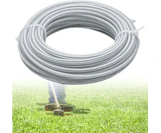 Žoliapjovės valas, 3.0 mm x 45 m plieninės vielos žoliapjovės valas, aukštos kokybės plieninės vielos krūmapjovės valas, krūmapjovės valas, plieninės vielos žoliapjovės valas, skirtas piktžolėms, žolei, kiemui, sodui