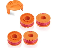 Žoliapjovės valas, skirtas visoms 20 V Worx akumuliatorinėms žoliapjovėms, skersmuo 1,65 mm/3,05 m, Wa0004.1 valai, žoliapjovės ritės, Wg163e, Wg163e.2, Wg163e.1, Wg163e.9