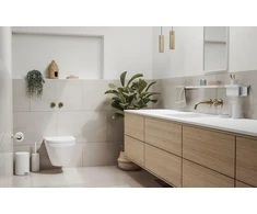 Zone denmark rim 44 x 12,5 x 2,5 cm dvigubas rankšluosčių laikiklis, baltas