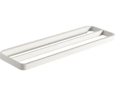 Zone denmark rim 44 x 12,5 x 2,5 cm dvigubas rankšluosčių laikiklis, baltas