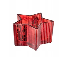 Žvaigždė Stiklinė Kalėdinė žvakidė tealight žvakėms Altom Design 14 cm