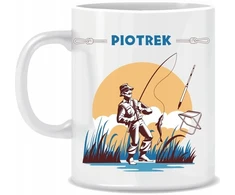 Žvejo puodelis su Vardu 330ml kaip dovana