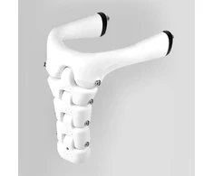 C4 Carbon Laisvojo nardymo kaklo svoris C4 D&amp;D Collar Deep and Dynamic 4,0kg baltas