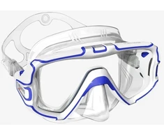 Nardymo kaukė Mares Pure Edge skaidri / juoda