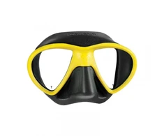 Nardymo kaukė Mares X-Free Apnea geltona / juoda