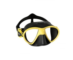 Nardymo kaukė Mares X-Free Apnea geltona / juoda
