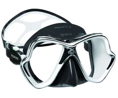 Nardymo kaukė Mares X-Vision Chrome LiquidSkin balta