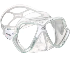 Nardymo kaukė Mares X-Vision skaidri / balta
