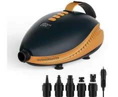 Outdoor-Master OutdoorMaster elektrinė oro pompa SUP, 20 PSI, 12 V automobilinė jungtis, The Dolphin