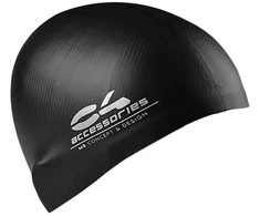 Plaukimo kepurėlė C4 Carbon Swimming Cap juoda