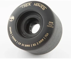 Riedlentės ratukai Arbor Vice Tyler Howell 75A 69 mm juodi