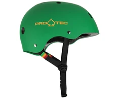 Riedlentės šalmas PRO-TEC Classic Cert Matte Rasta Žalias