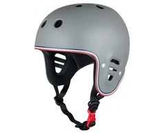 Šalmas PRO-TEC Full Cut Matte Pilkas Trike