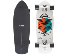 Surfskate riedlentė Arbor Surf Rocket balta 30"