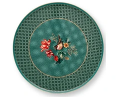 Tortinė Pip Studio Winter Wonderland, žalia su paukšteliu, 21 cm