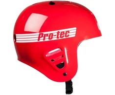 Vandens sporto šalmas PRO-TEC Full Cut Vanduo (Mount Clip) Gloss Raudona