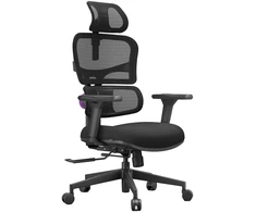 Ergonomiška biuro kėdė Spacetronik LUMBO 33, juoda