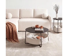 Mebel Elite Apvalus staliukas, 75 cm