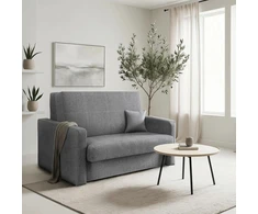 Mebel Elite Atlenkiamas miegamasis fotelis MILAN 2, 2 vnt., pilkas