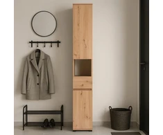 Mebel Elite Aukšta spintelė VENORNA, 30 cm, artisan ąžuolo spalvos