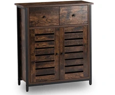 Mebel Elite Batų spintelė AMAYA, 2 stalčiai, 2 lentynos, 70 cm, kaimiško ąžuolo spalvos