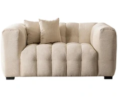 Mebel Elite Dvivietė sofa MODERNO, 170 × 105 cm, kreminė