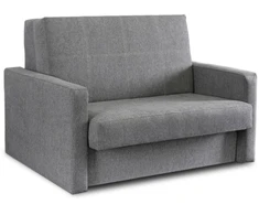Mebel Elite Dvivietis išskleidžiamas fotelis MILAN 2, pilkas