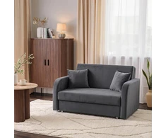 Mebel Elite Dvivietis miegamasis fotelis VERO 2, 2 vnt., pilkas