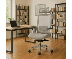 Mebel Elite Ergonominė sukamoji kėdė SKY, 75 × 75 × 131 cm, smėlinė
