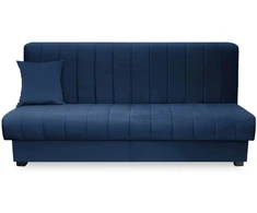 Mebel Elite Išskleidžiama sofa-lova, 191 cm, veliūrinė, tamsiai mėlyna