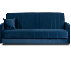 Mebel Elite Išskleidžiama sofa-lova, 198 cm, tamsiai mėlyna, veliūrinė