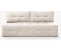 Mebel Elite Išskleidžiama sofa-lova MORANA, 197 cm, kreminė