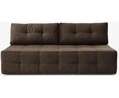 Mebel Elite Išskleidžiama sofa-lova MORANA, 197 × 142 cm miegamasis paviršius, ruda