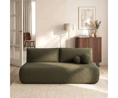 Mebel Elite Išskleidžiama sofa-lova su DL mechanizmu, 207 cm, žalia