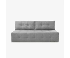 Mebel Elite Išskleidžiama sofa MORANA, pilka, šenilinė