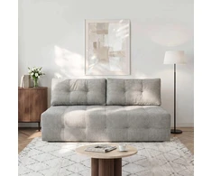 Mebel Elite Išskleidžiama sofa MORANA, pilka, šenilinė