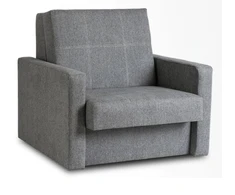 Mebel Elite Išskleidžiamas fotelis-lova MILAN 1, 197 × 97 cm, pilkas