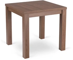 Mebel Elite Išskleidžiamas stalas, 80–160 cm, „Nicea“ riešuto spalvos