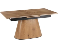 Mebel Elite Išskleidžiamasis stalas su keraminiu stalviršiu, 160–200 × 90 cm