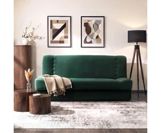 Sofa Mebel Elite Išskleidžiamų sofų-lovų komplektas PIANO, 2 vnt., žalias