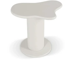 Mebel Elite Kavos staliukas PASCAL, 60 × 37 × 54,5 cm, baltas