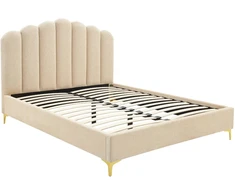 Mebel Elite Lova GEMINI, 160 × 200 cm, smėlio spalvos