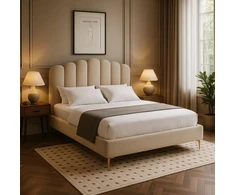 Mebel Elite Lova GEMINI, 160 × 200 cm, smėlio spalvos