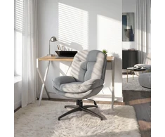 Mebel Elite Pasukamas poilsio fotelis MESA, pilkas