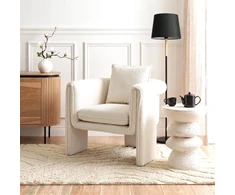 Mebel Elite Poilsio fotelis GALA, kreminis, 79 × 75 × 69 cm
