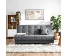 Mebel Elite Sofa-lova LIMA, 186 cm, pilka