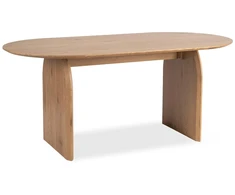 Mebel Elite Valgomojo stalas, 190 × 90 cm, ąžuolo spalvos
