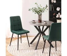 Mebel Elite Veliūrinė kėdė, 43 × 52 × 51 cm, žalia