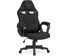 Mebel Elite Žaidimų kėdė VIDAL, pasukama, juoda