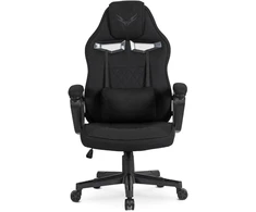 Mebel Elite Žaidimų kėdė VIDAL, pasukama, juoda